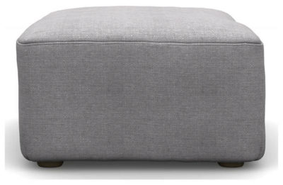Heart of House Chloe Fabric Footstool - Ash